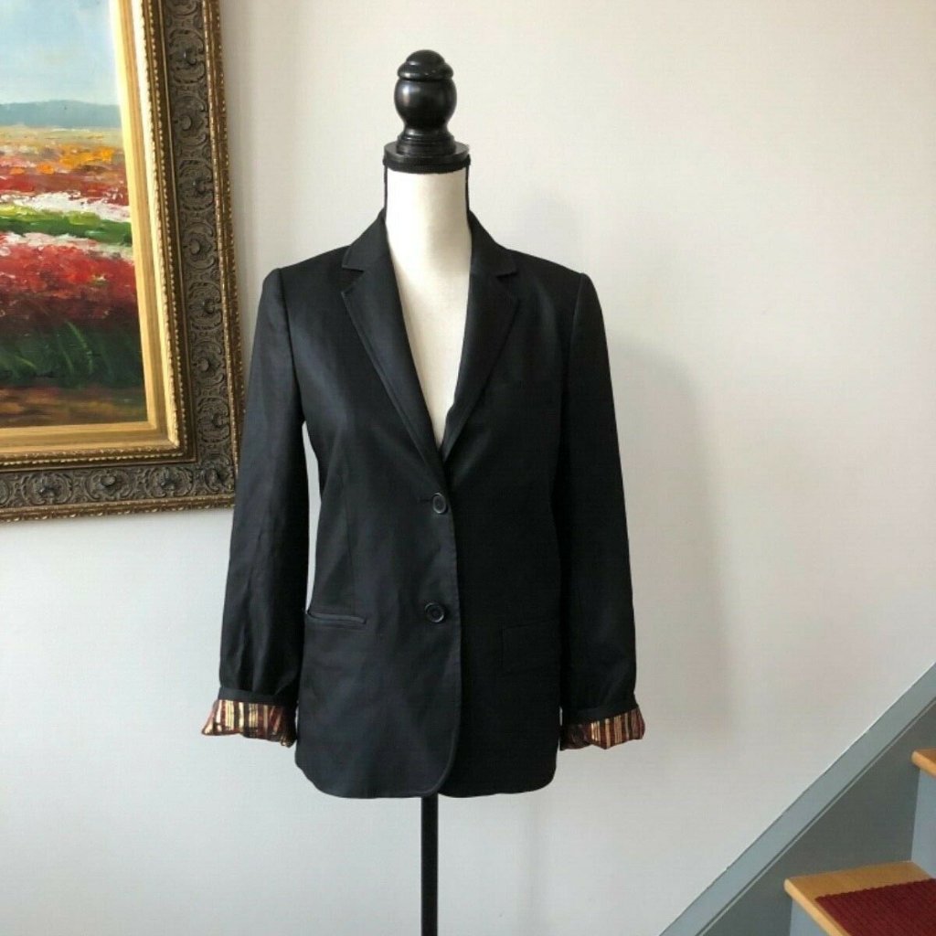 Marc By Marc Jacobs Boyfriend Black Blazer Size 2